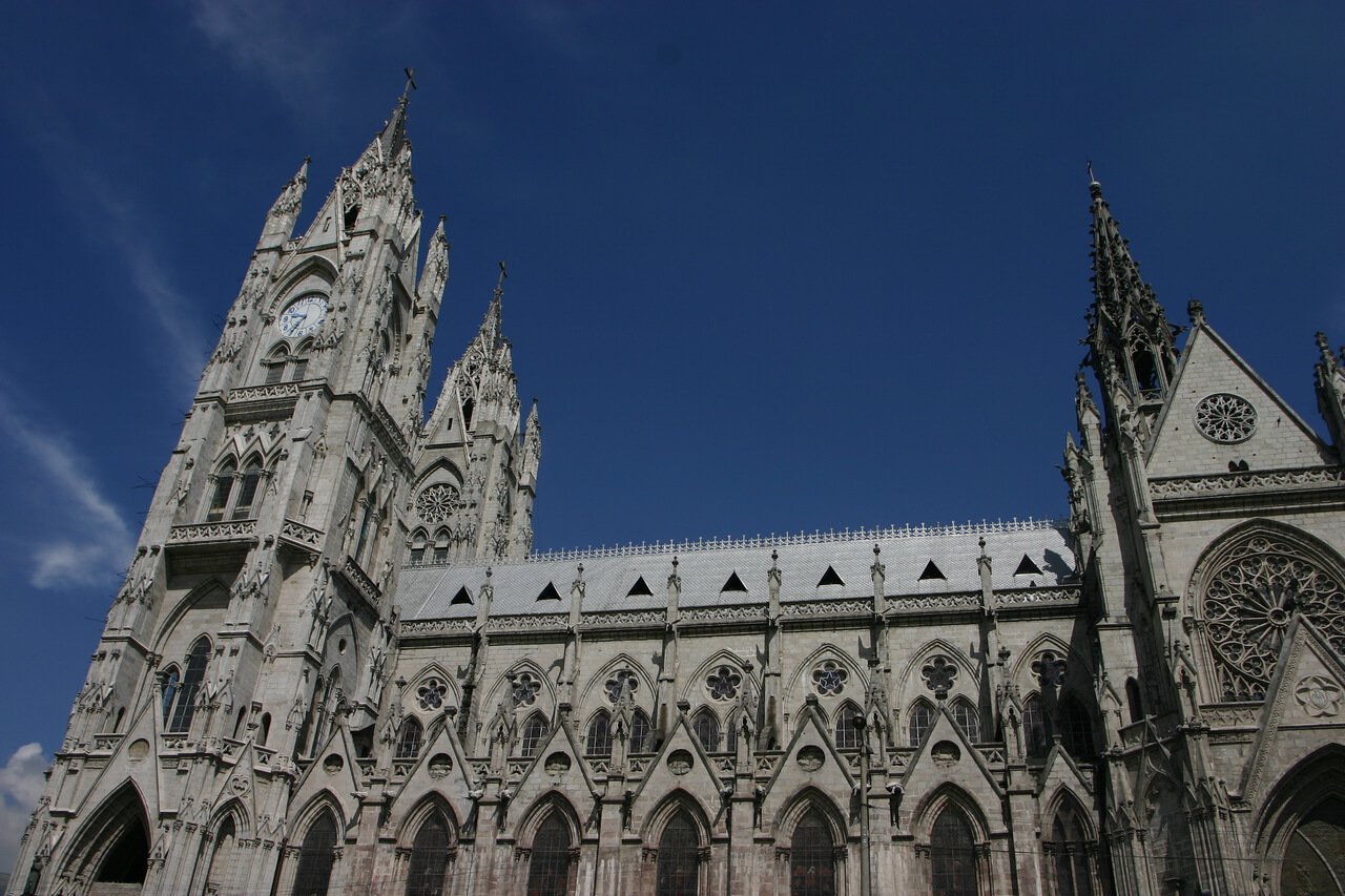 basilica del voto nacional church quito ecuador